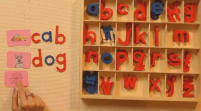 Children engaged in Montessori learning at Forest Grove Pre-School - photo 16