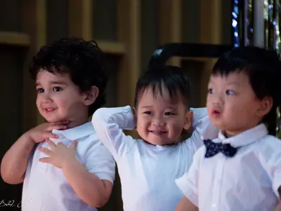 Children engaged in Montessori learning at Forest Grove Pre-School - photo 23