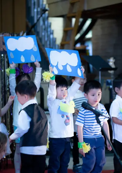 Children engaged in Montessori learning at Forest Grove Pre-School - photo 26