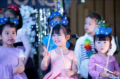Children engaged in Montessori learning at Forest Grove Pre-School - photo 29