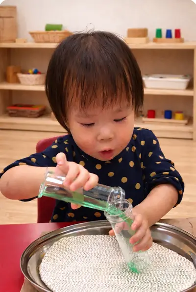 Children engaged in Montessori learning at Forest Grove Pre-School - photo 31