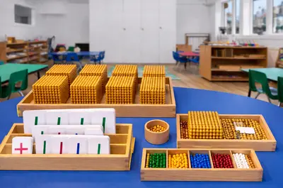 Children engaged in Montessori learning at Forest Grove Pre-School - photo 33