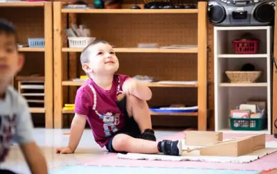 Children engaged in Montessori learning at Forest Grove Pre-School - photo 34
